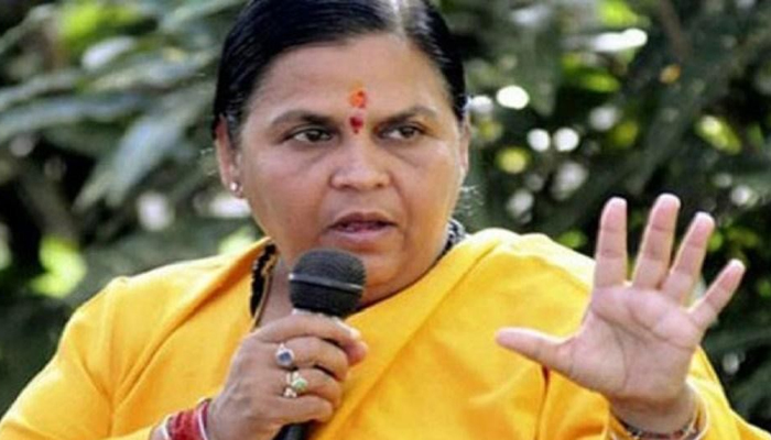 राम मंदिर आंदोलनात सहभागी झाल्याचा अभिमान आहे -उमा भारती राम मंदिर आंदोलनात सहभागी झाल्याचा अभिमान आहे -उमा भारती