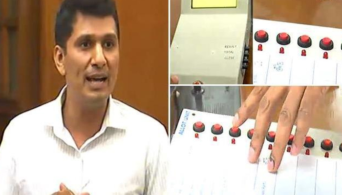EVM मध्ये छेडछाड केली जाऊ शकते, दिल्ली विधानसभेत आपकडून लाईव्ह डेमो