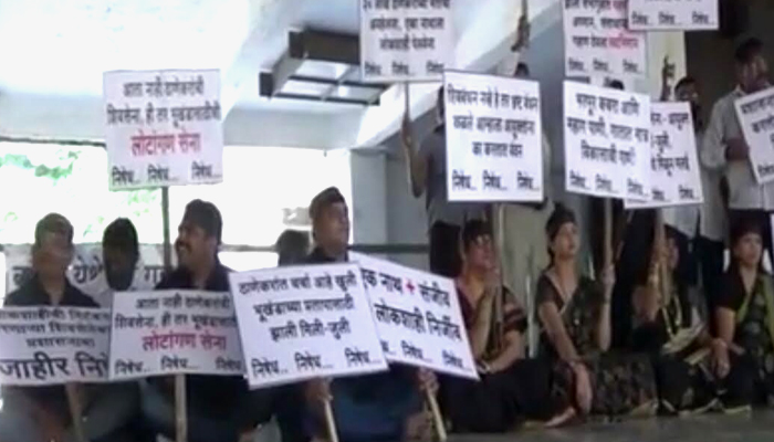 शिवसेना आणि मनपा प्रशासनाच्या निषेधार्थ भाजपचे उपोषण