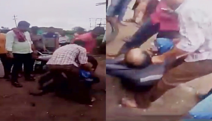 नागपूर – बीफ बाळगल्याच्या संशयावरून एकाला जमावाकडून बेदम मारहाण