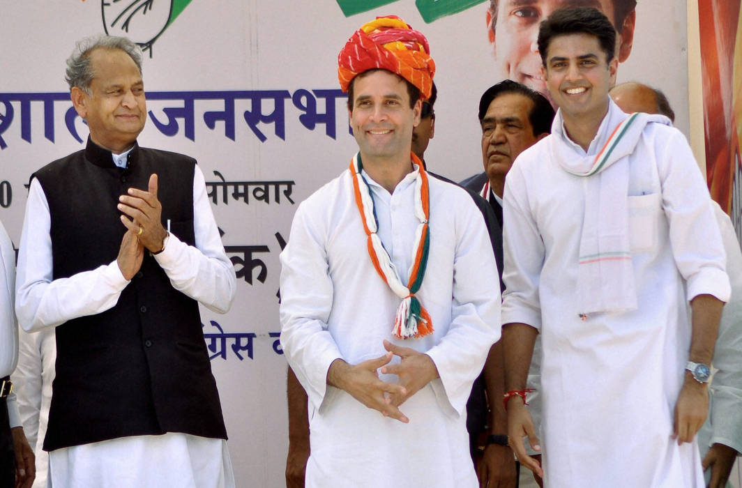 राजस्थानमध्ये काँग्रेसनं राष्ट्रवादीसह “या” 4 पक्षांना सोडल्या आहेत जागा ! राजस्थानमध्ये काँग्रेसनं राष्ट्रवादीसह “या” 4 पक्षांना सोडल्या आहेत जागा !