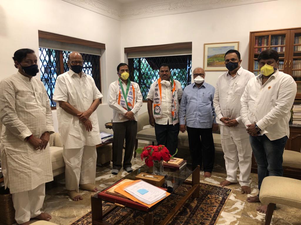 शरद पवारांच्या उपस्थितीत ‘या’ दोन माजी आमदारांचा राष्ट्रवादीत प्रवेश!
